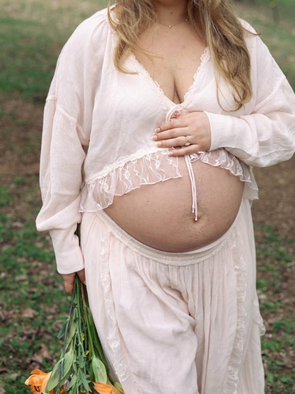 Free People Intimately Ready For More 2-Piece Set – L – Boho Maternity